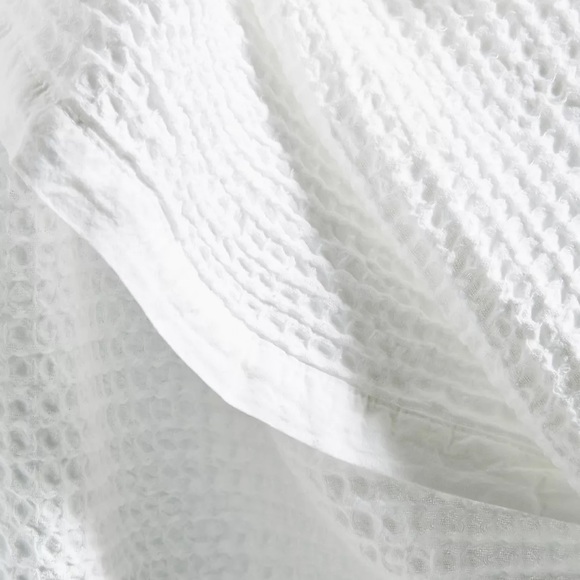Anthropologie Woven Waffle Throw Blanket - Thumbnail 2